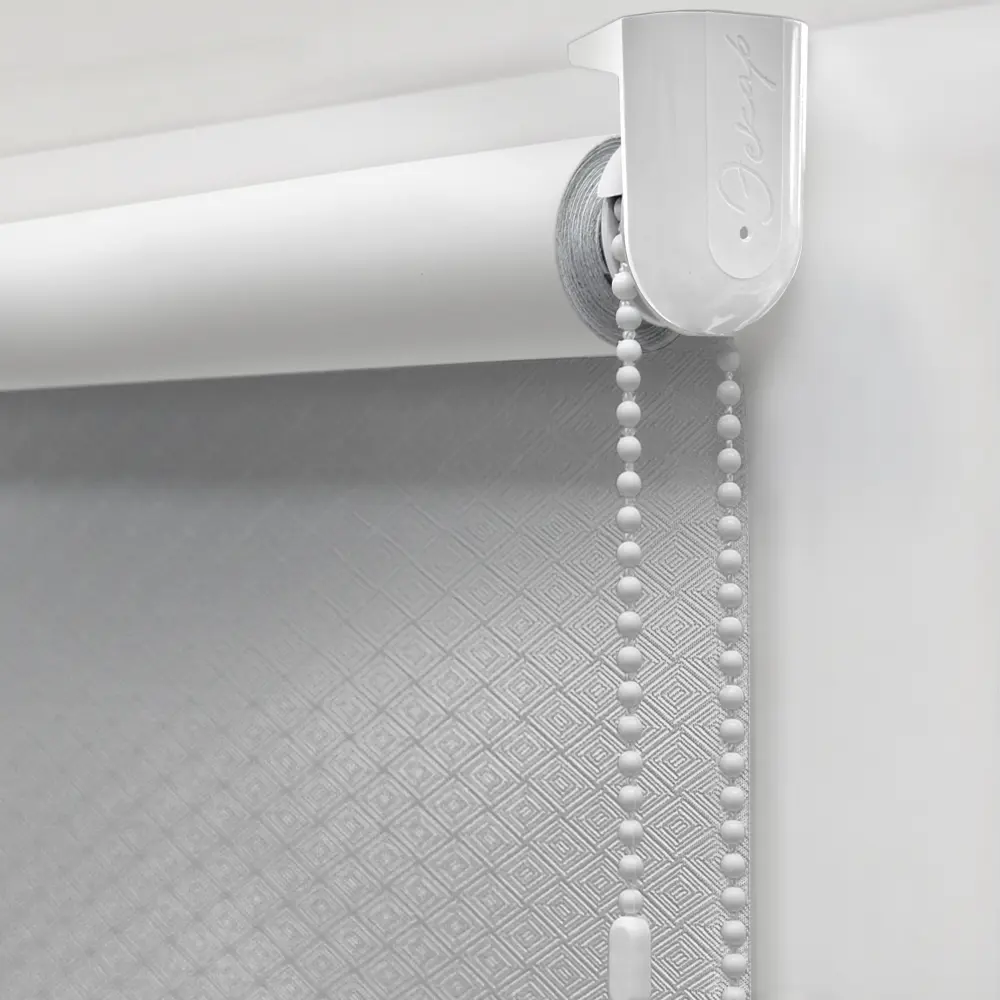 Штора рулонная блэкаут Ромб 140x175 см серая ЭСКАР STLM-2030302 - Вид №2