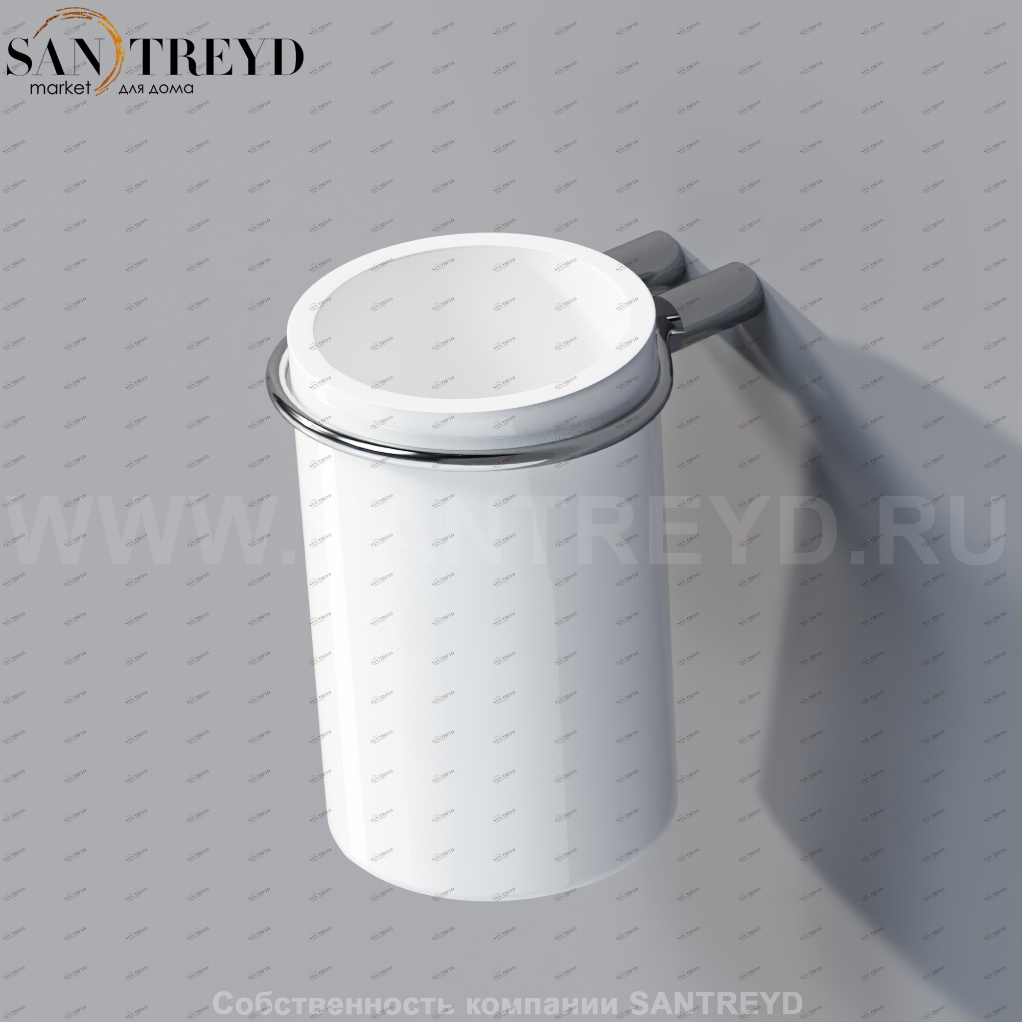 Agape BUCATINI Держатель для зубных щёток настенный белый ABUC0161Z