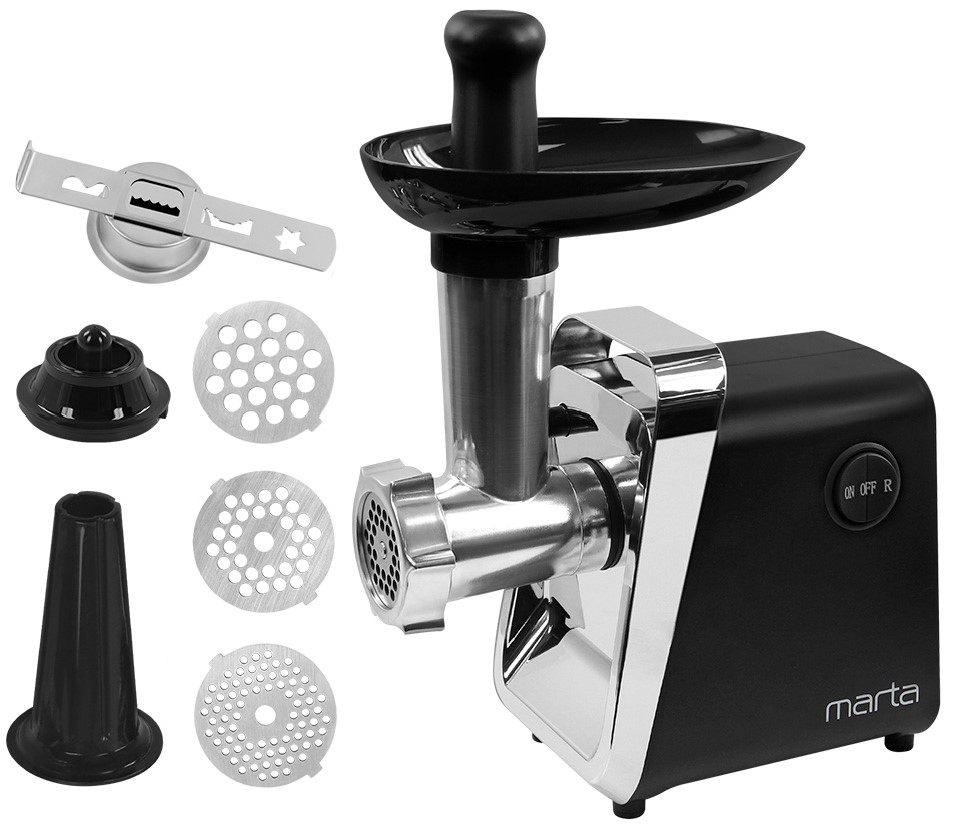 9071948 Мясорубка электрическая MARTA MT-MG2028A черный STDN-0150282