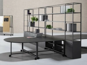 FANTONI Модульный рабочий стол со встроенной полкой Atelier