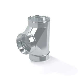 Тройник для дымохода Коракс D110 310x110 мм нержавеющая сталь AISI 430x0.5 мм