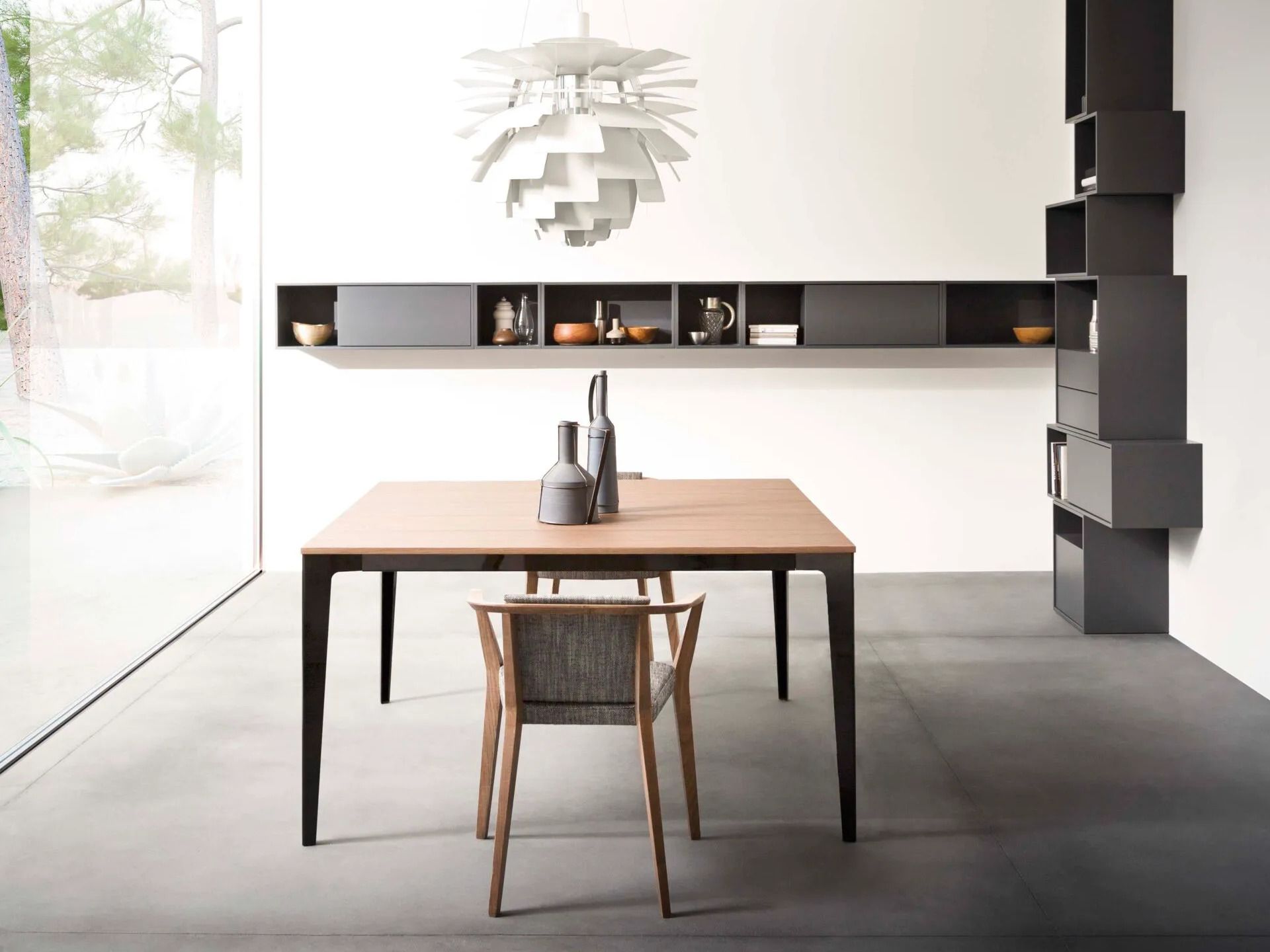 Металлический прямоугольный выдвижной стол с керамическим верхом Alf DaFrè JAG ARCH-00083946 - Вид №7