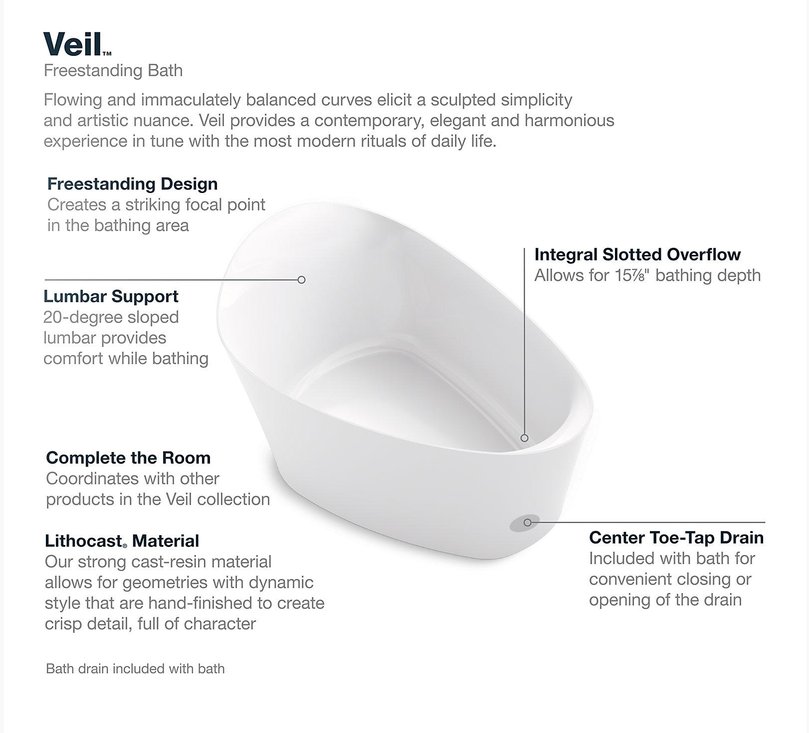 KOHLER Veil  66 K-8331-0  - Вид №13