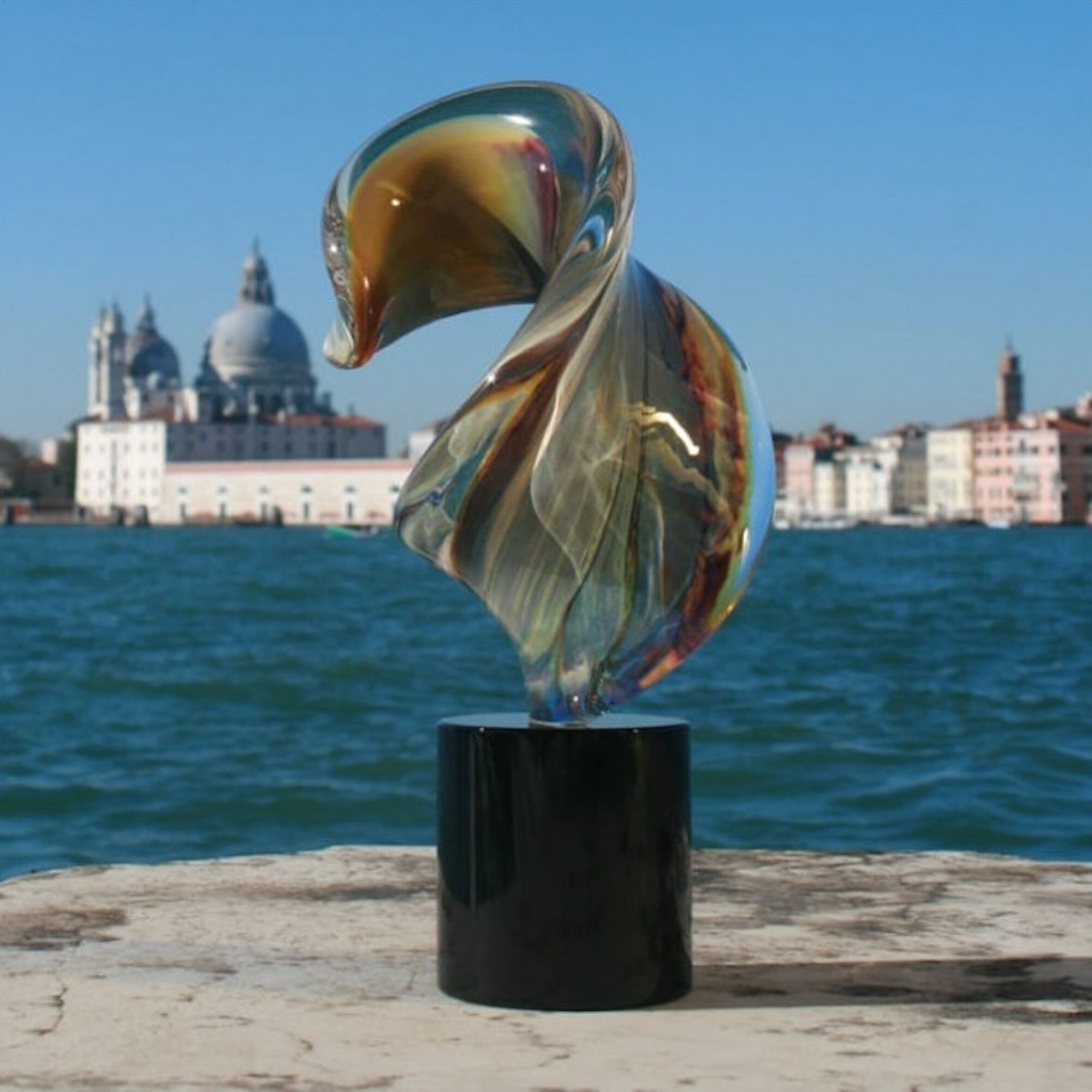 Абстрактная скульптура ручной работы из муранского стекла YourMurano абстрактные скульптуры ARCH-00131376 - Вид №2