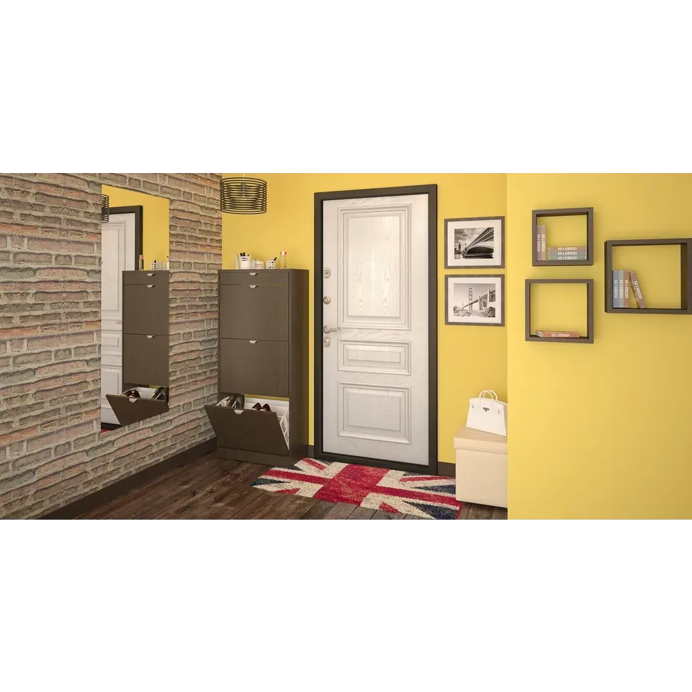 Обои виниловые Rasch Tiles Kongoleum красные 0.53 м 402612 STLM-2164189 - Вид №2