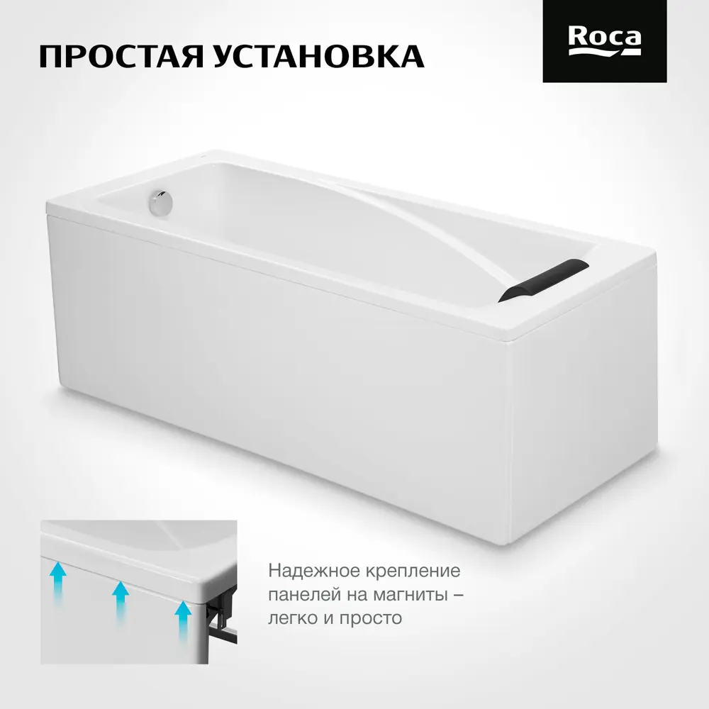 Панель фронтальная Roca Hall 170x75 см STLM-2145482 - Вид №3