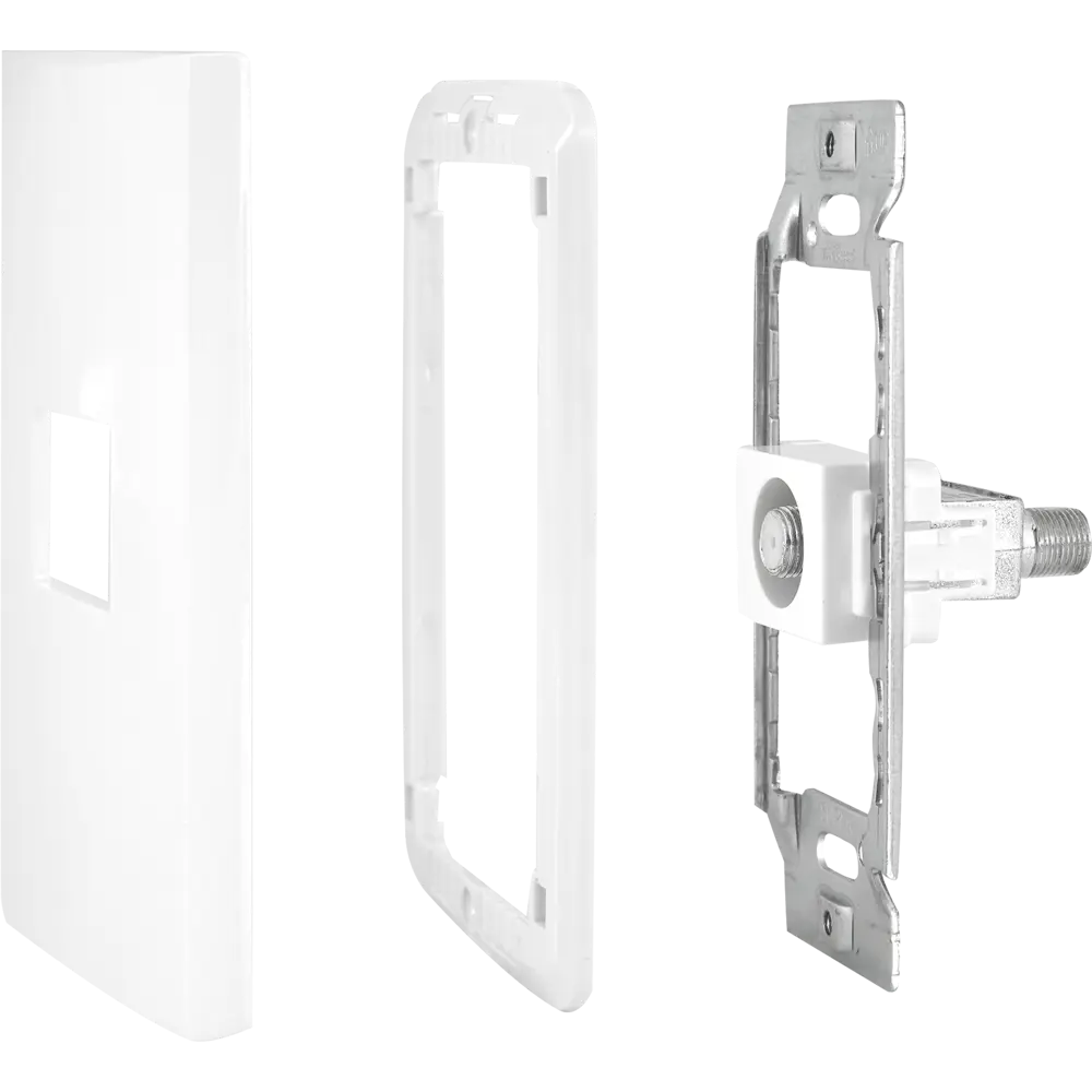 ТВ-розетка оконечная встраиваемая Legrand Anam Zunis шлеф, цвет белый STLM-2077746 - Вид №6