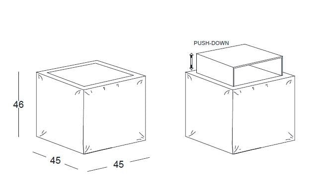 Пуф контейнер с док-станцией Bolzan ARES ARCH-00145409 - Вид №7