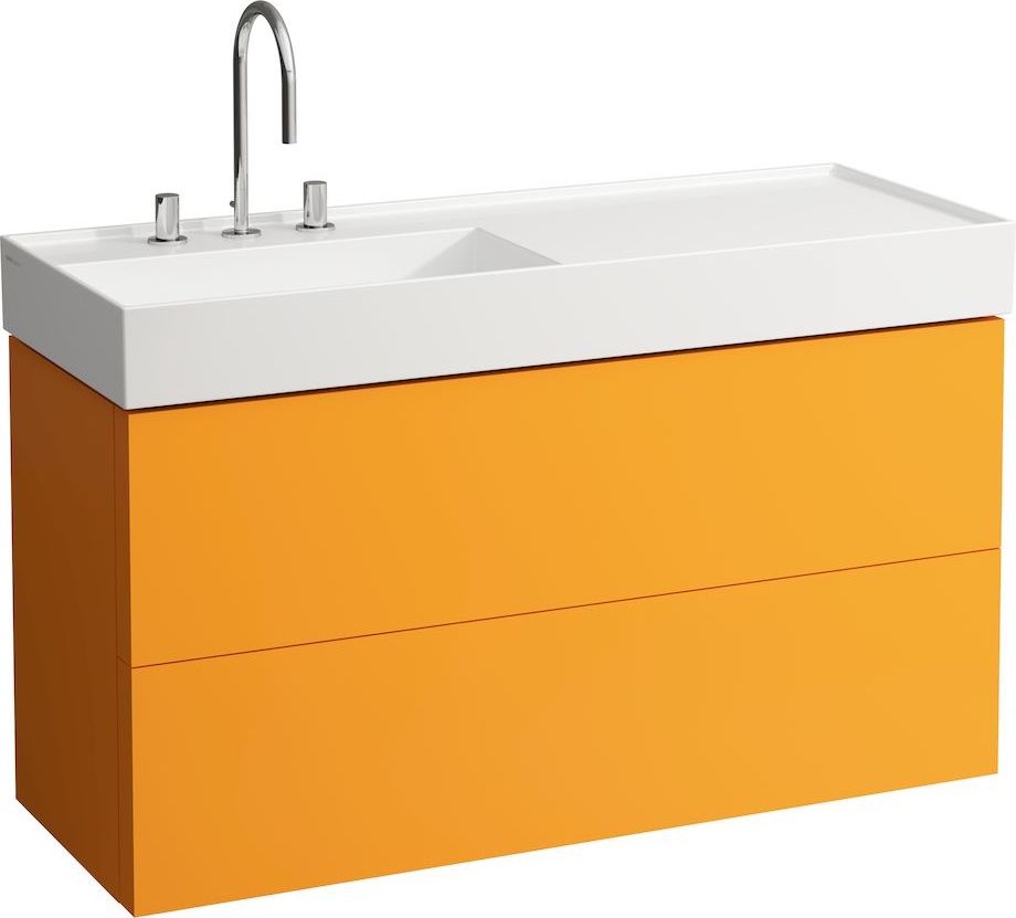 H8133320001581 Раковина, полочка справа, со специальным скрытым сливом LAUFEN PRO - Вид №5