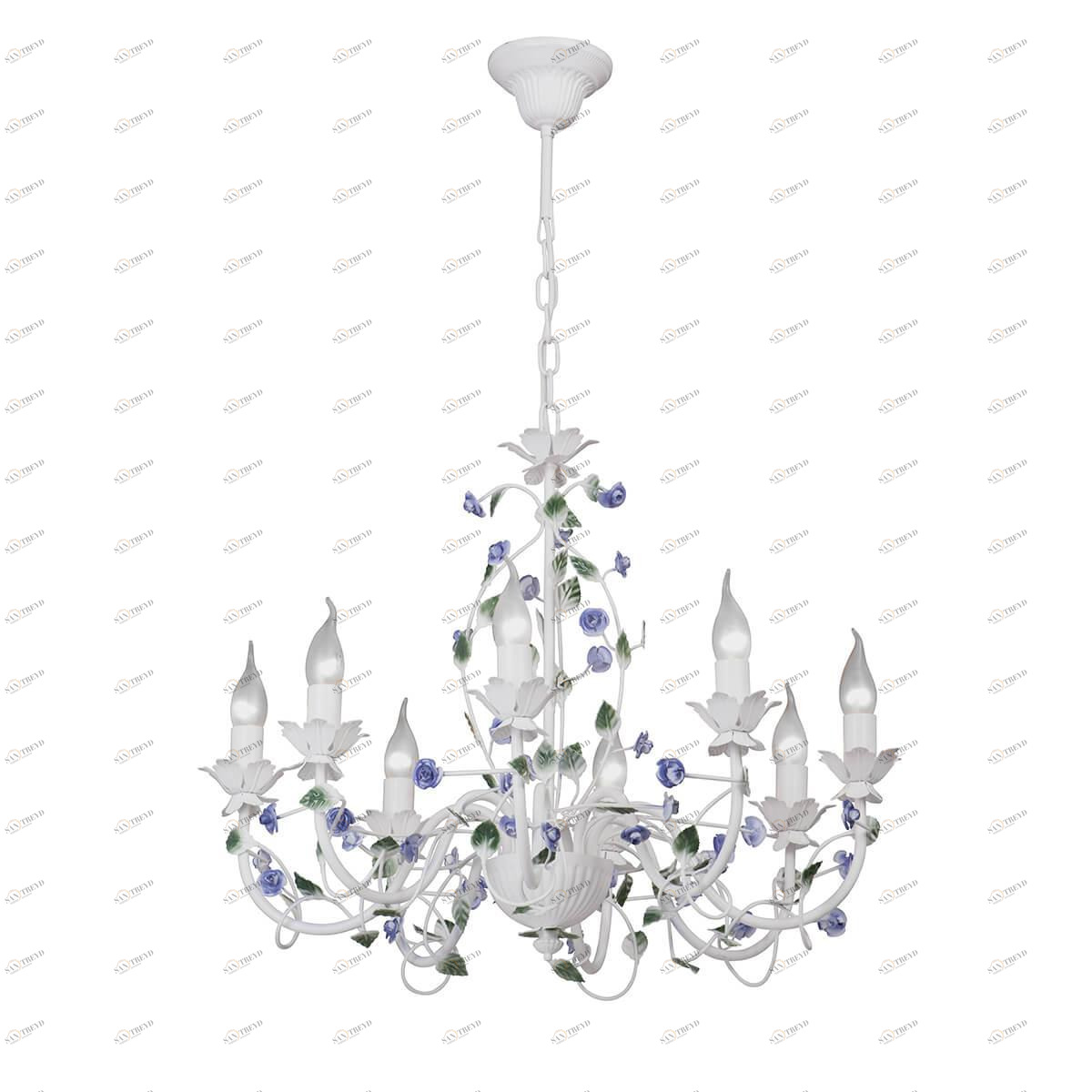 Подвесная люстра Vitaluce V1794-0/8 VITALUCE ДИЗАЙНЕРСКИЕ 328620 Белый 