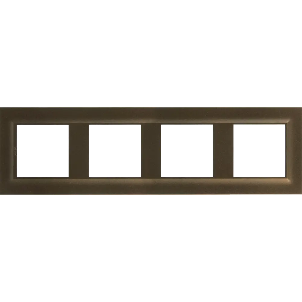 Рамка Legrand Structura бронзовая для 4 розеток 82669039 STLM-0033524