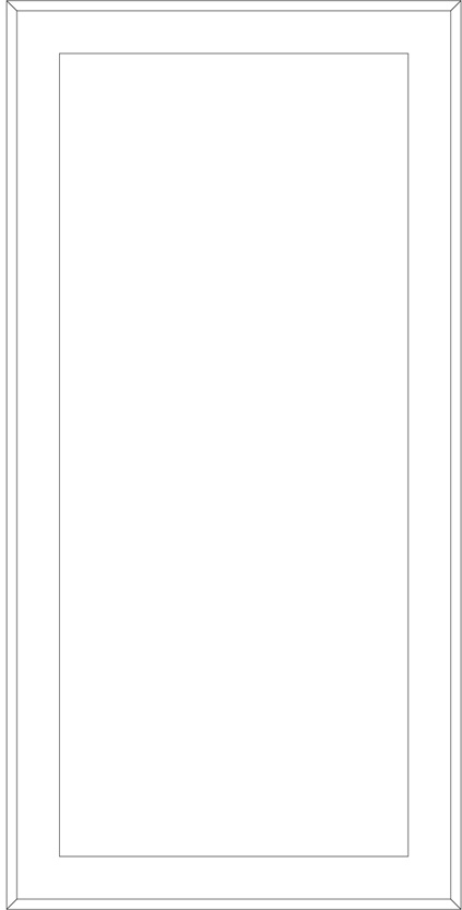 BY 2216 Зеркало в багетной раме cо встроенным LED-светильником 38 W EVOFORM Ledside - Вид №1