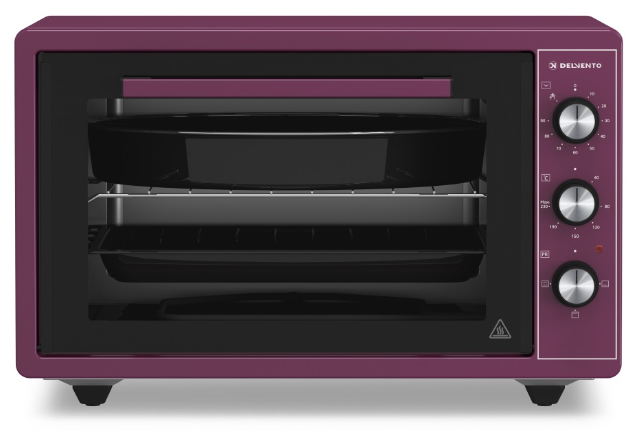 9057880 Мини-печь Delvento D4406 фиолетовый STDN-0002717