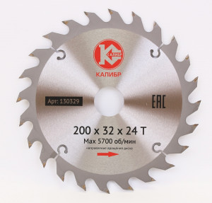 272 Калибр Диск пильный "Калибр" 200х32х24z (арт.130329)