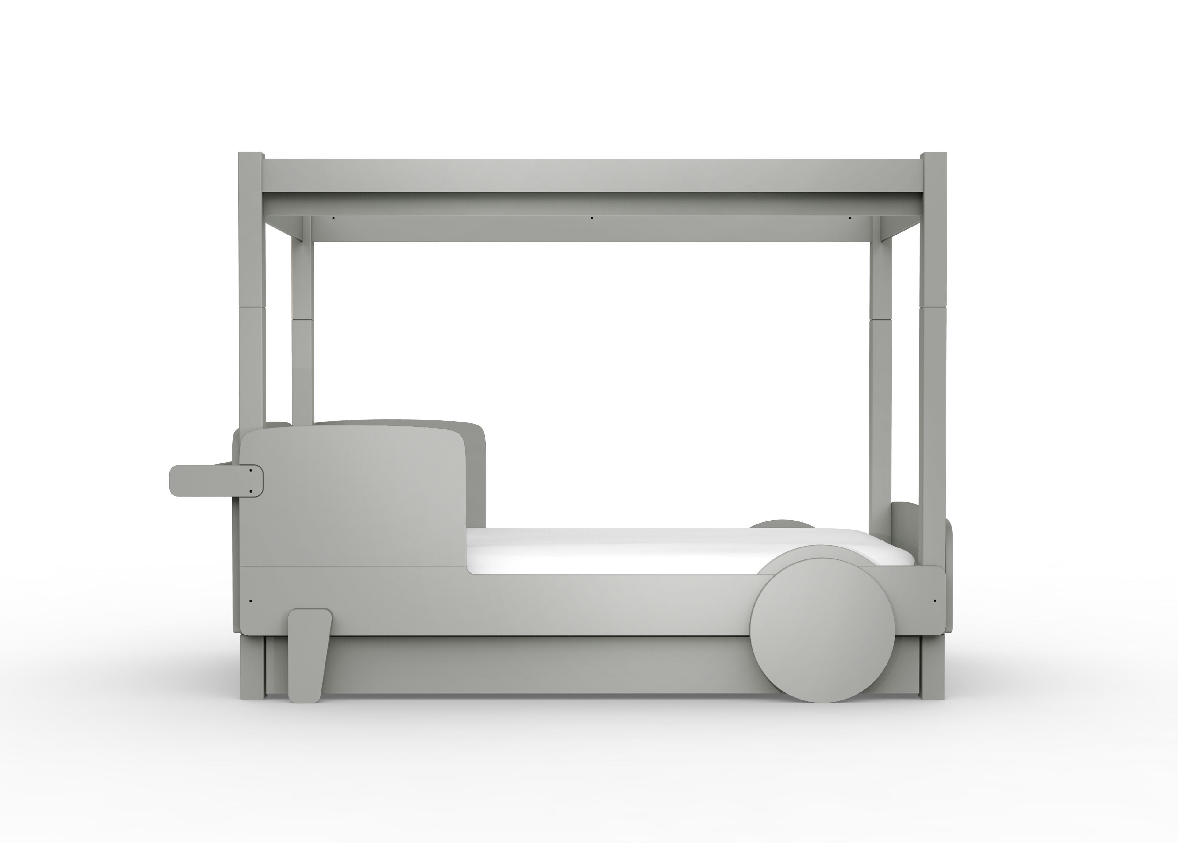 Деревянная выдвижная односпальная кровать с балдахином Mathy by Bols ARCH-00151317 - Вид №36