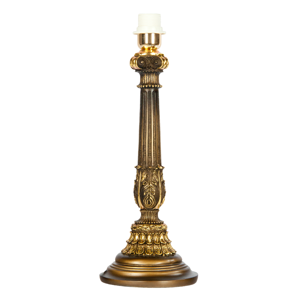 32022,34057 Настольная лампа Колонна Испанская Бронза Тюссо Мурена BOGACHO 4627138210994, 4627138151129 - Вид №2