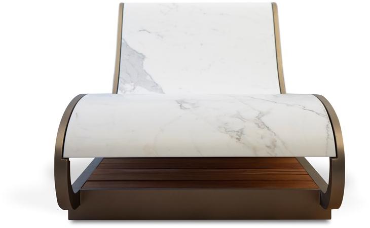 SAGEVAN MARMI Шезлонг из скульптурного мрамора Marble experience sun-id-1357547 - Вид №1