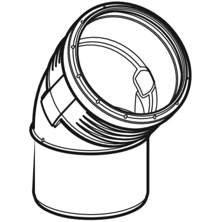 GEBERIT 390.720.14.1 Отвод Geberit Silent-PP  - Вид №1