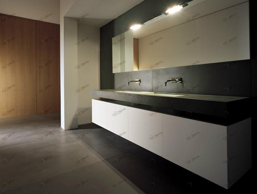 Moab80 Двойной лакированный туалетный столик с дверцами Block2 sun-id-1431583