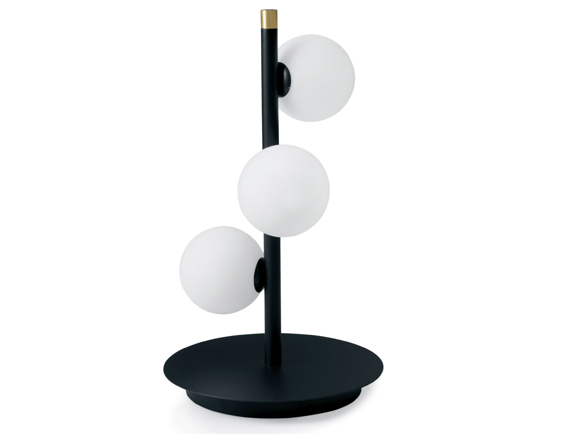 Настольная лампа из металла и опала Miloox Pomì ARCH-00063014