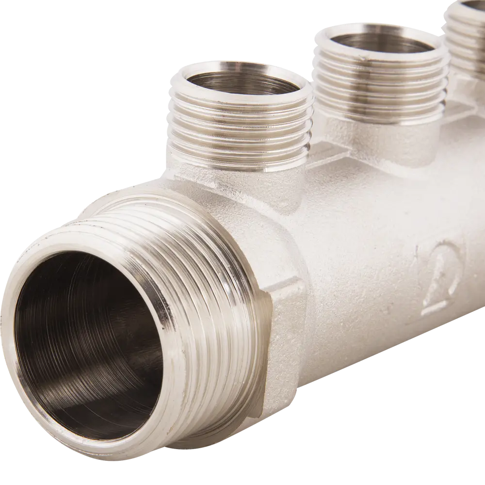 Коллектор с наружной резьбой Valtec на 4 выхода 1"x1/2" VTc.500.N.0604 STLM-2105402 - Вид №2