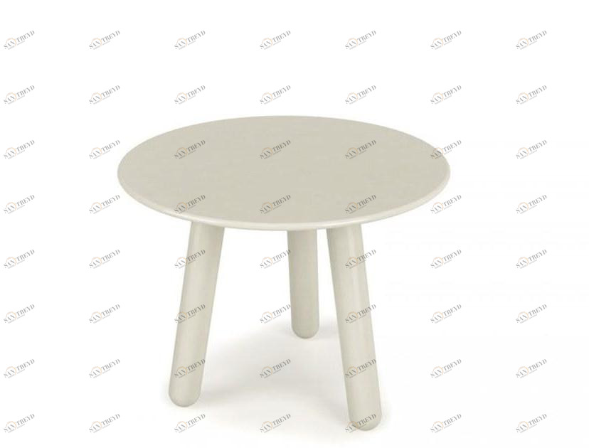 Huppé Круглый журнальный столик из березы, лакированный Inverse 5571p - 5572p HUPPE