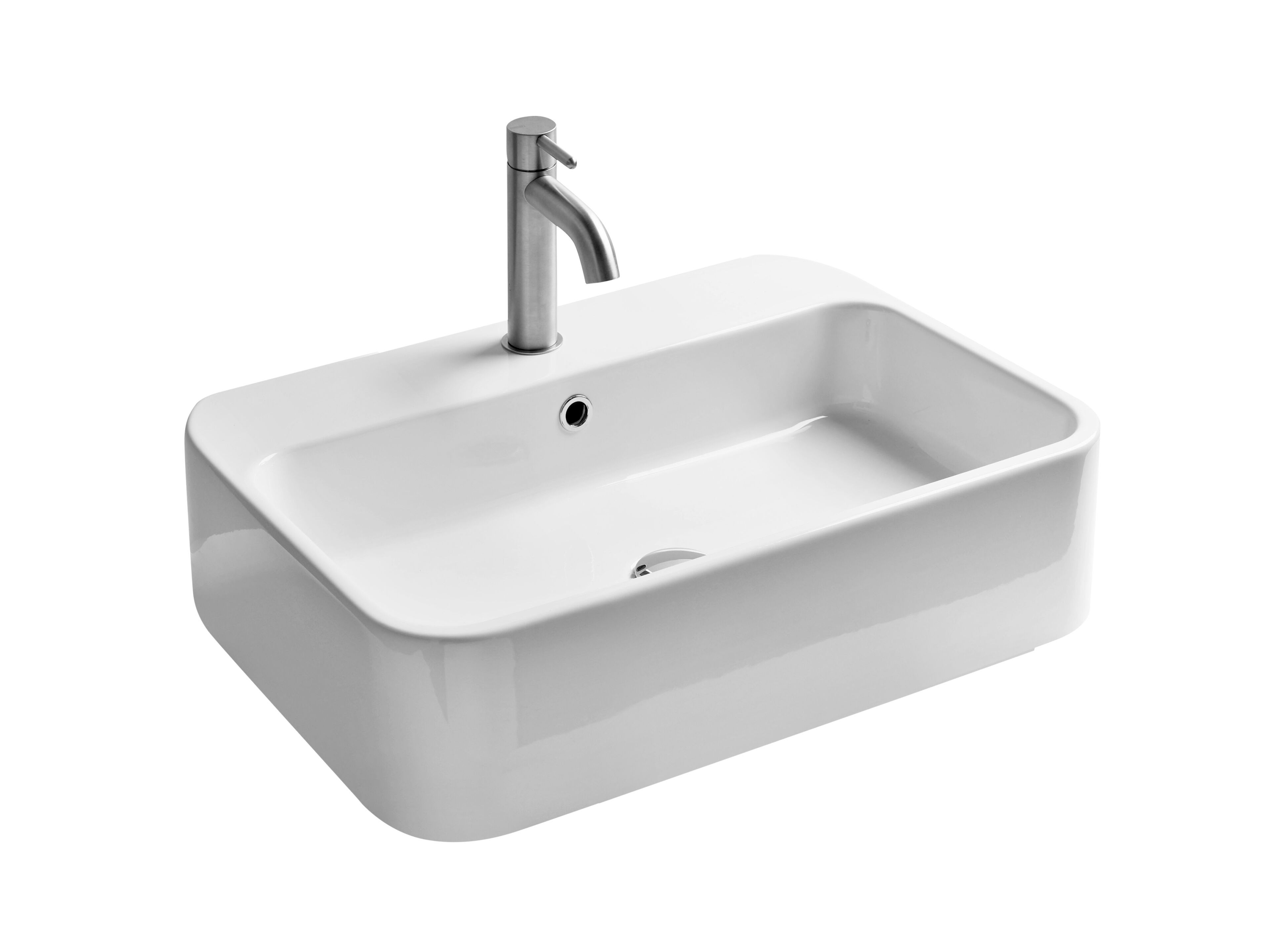 Прямоугольная керамическая раковина с переливом Axa вещь ARCH-00022196 - Вид №1