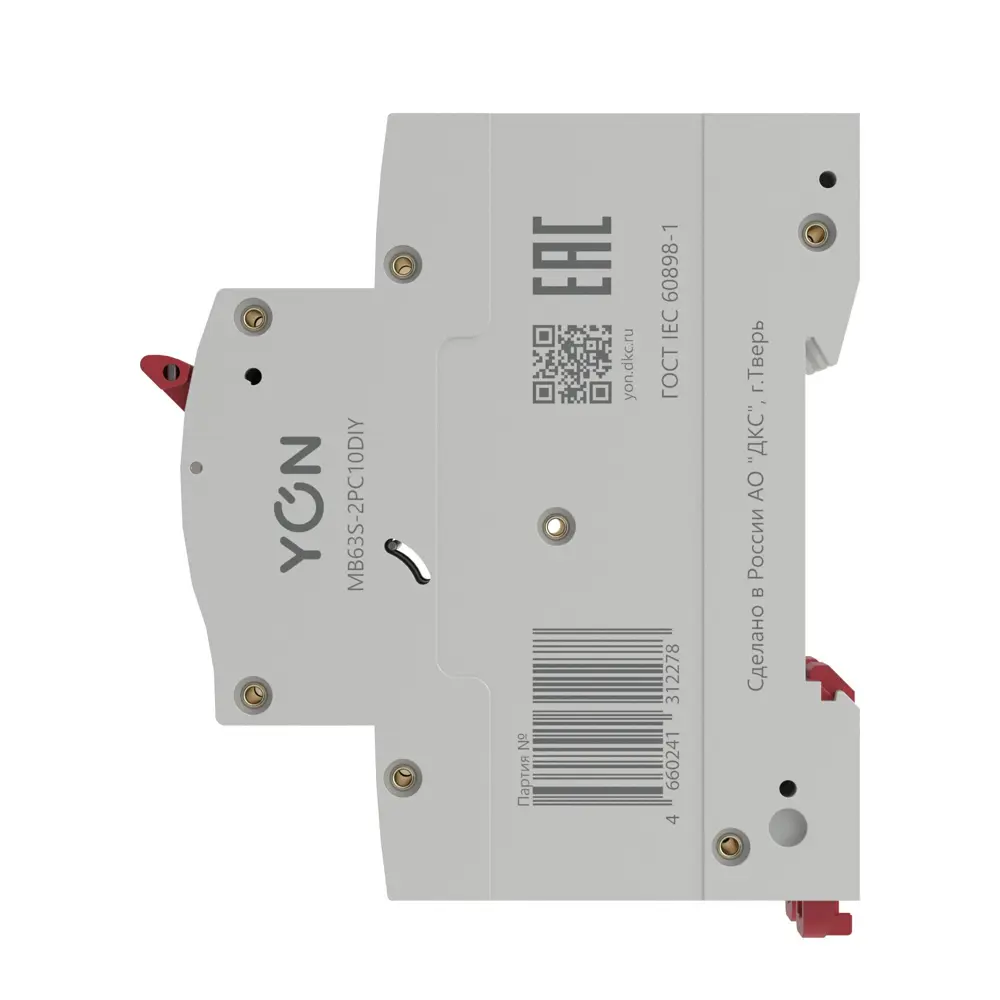 Автоматический выключатель DKC Yon 2P C10 А 4.5 кА STLM-2161810 - Вид №2