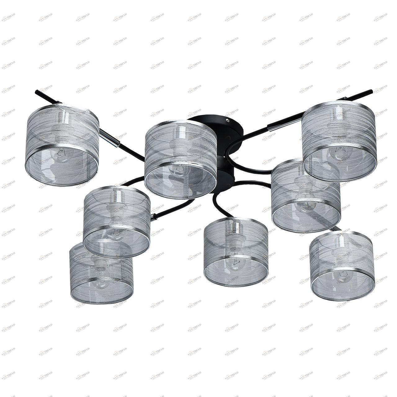 Потолочная люстра De Markt Конрад 667011908 DE MARKT ДИЗАЙНЕРСКИЕ, КОНРАД 00-3888721 Серебро 