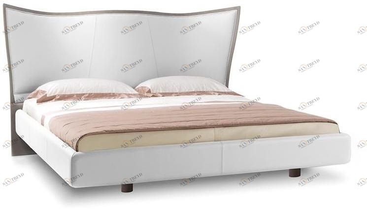 Reflex Двуспальная кровать в коже sun-id-1443970