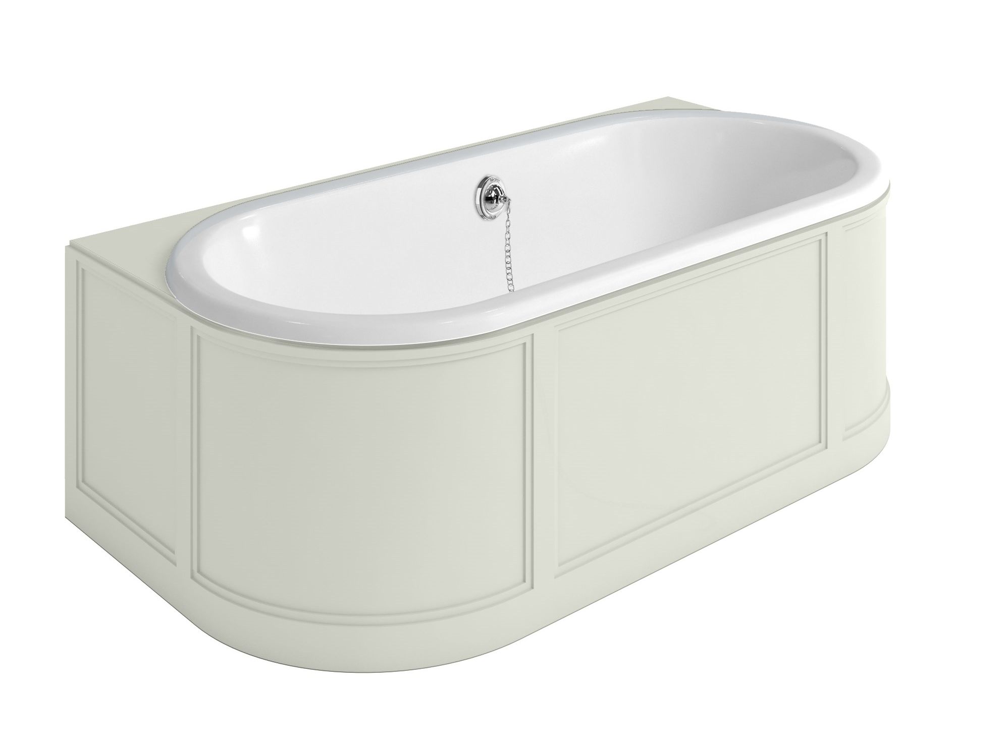 Утопленная акриловая овальная ванна Burlington LONDON ARCH-00093449 - Вид №2