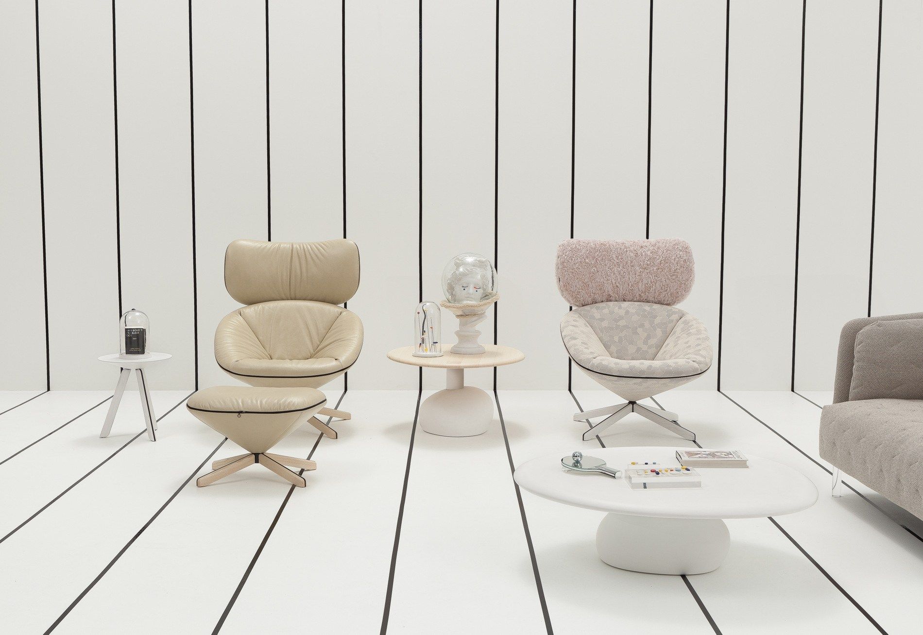 Круглый деревянный журнальный столик SANCAL ARCH-00036167 - Вид №8