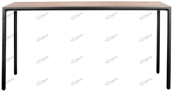 TRIBÙ Прямоугольный высокий стол из тика Illum 06587-t/06588-t