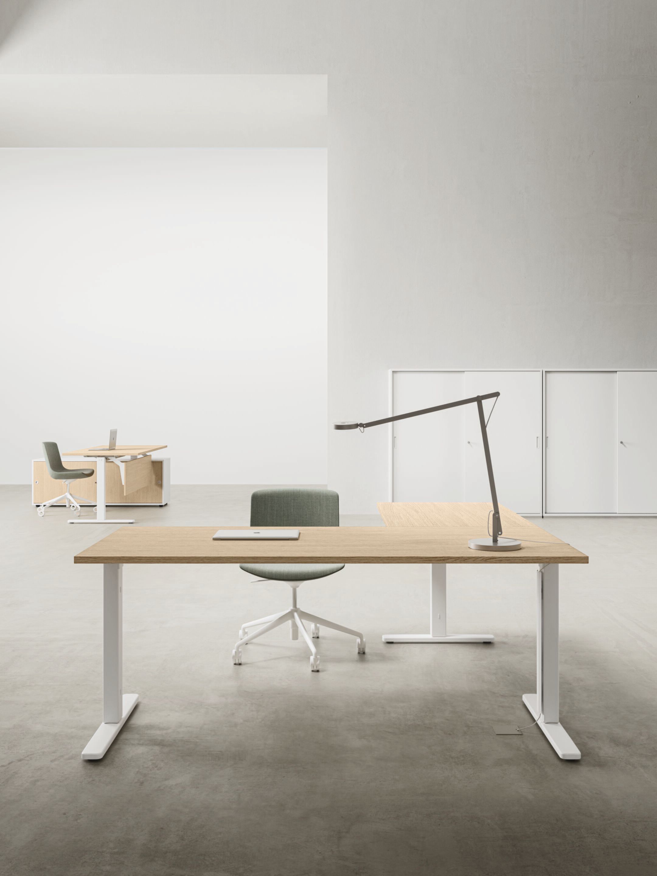 Секционный стол из меламина и металла DVO Nobu ARCH-00051632 - Вид №3