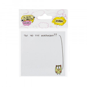 15-00010 Блок наклеек 50 л. "Ты что тут написал?" Антибуки