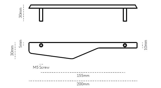 Латунная мебельная ручка Lo & Co Interiors Line Series ARCH-00084750 - Вид №10