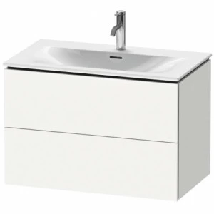 LC630701818 L-Cube Тумбочка подвесная Белый матовый, декор