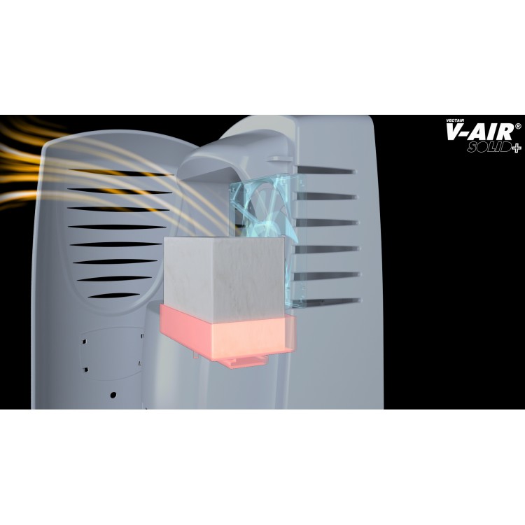 V-SOLIDP BERGAMT VECTAIR SYSTEMS Профессиональный картридж ароматизатор воздуха V-Air Solid Plus Бергамот и сандал Черный (упаковка)  - Вид №6