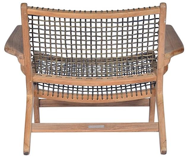 cbdesign Садовое кресло из тика и синтетики Vienna Tj 342b - Вид №3