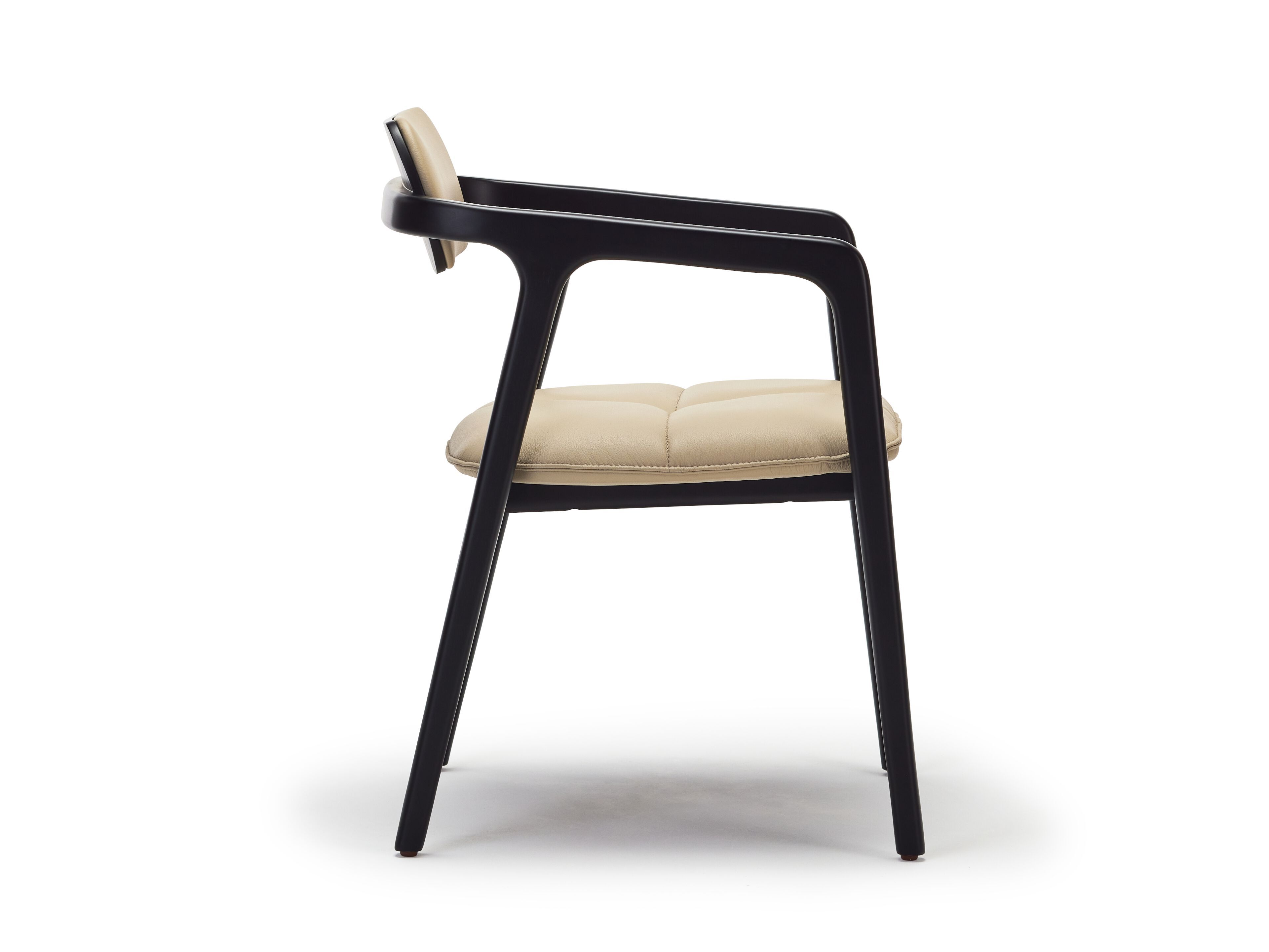 Стул из кожи и ясеня с подлокотниками Papell Design гостиница ARCH-00114405 - Вид №10