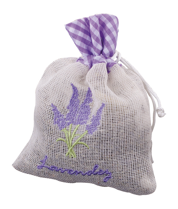635525 Цветы лаванды в льняной сумке Buerstenwelt 