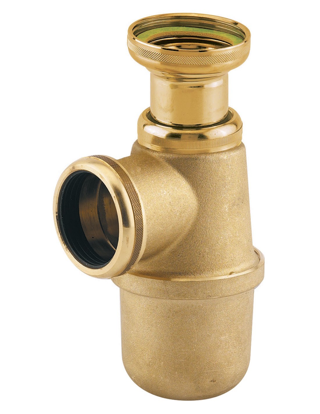 367200 009 00  Сифон для мойки, регулируемый от 50 до 100 мм, выход D 40 мм, сертификация NF, латунь Valentin Латунь 