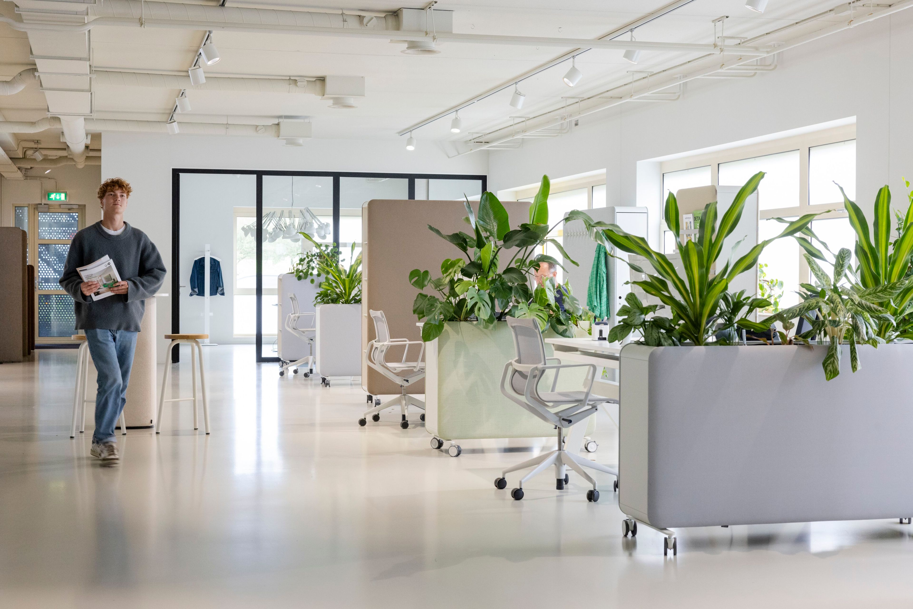 Мобильный звукопоглощающий офисный перегородка из ткани на колесах Cascando подушка ARCH-00041141 - Вид №5