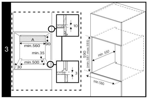 5310414 Электрический духовой шкаф Beko BBIS13300XMSE черный STDN-0121436 - Вид №12
