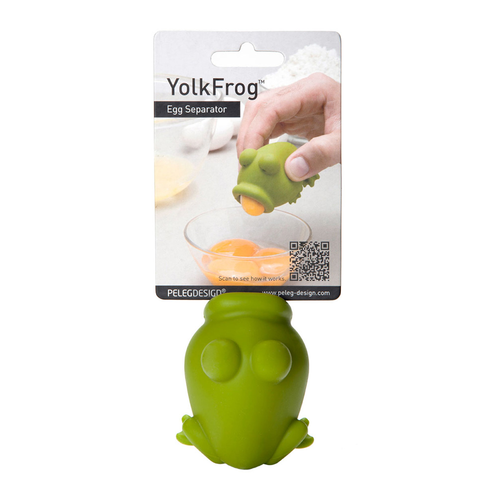 Отделитель яичного желтка зеленый Yolkfrog PELEG DESIGN ДИЗАЙНЕРСКИЕ 00-3871419 Зеленый  - Вид №2