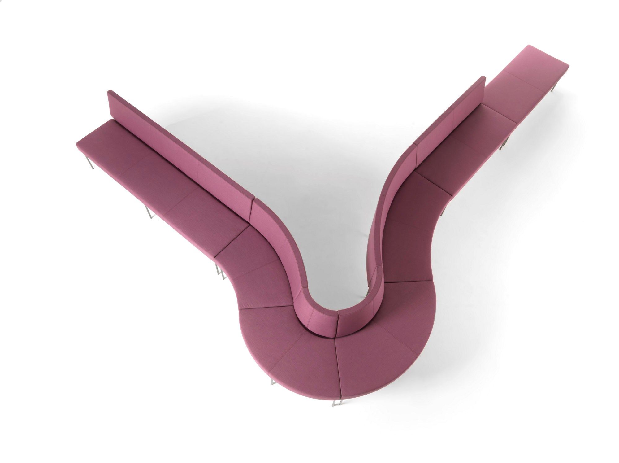 Мягкая скамейка из ткани SITIA Laguna ARCH-00129293 - Вид №10