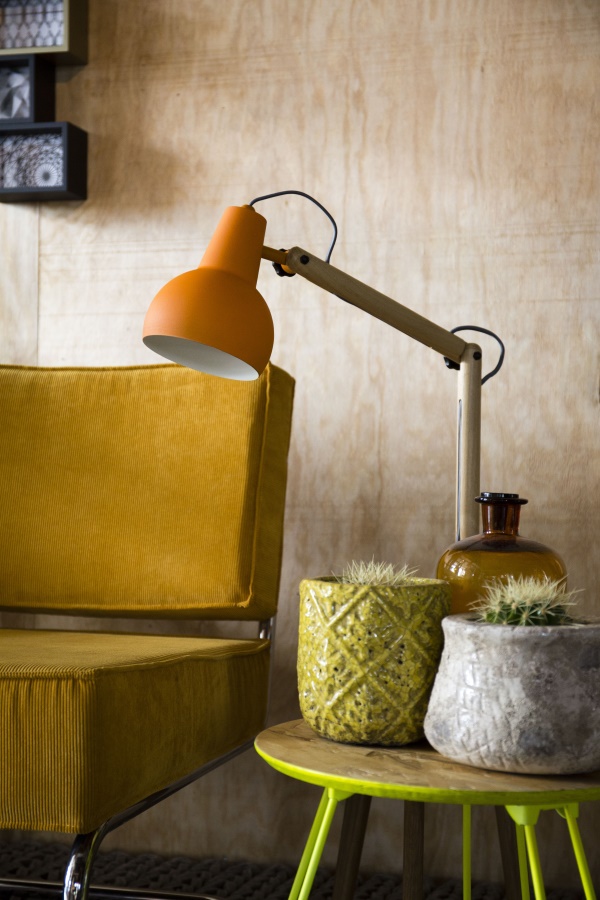 Кресло Lounge Ridge Rib с подлокотниками, синее Zuiver 3100017 - Вид №5