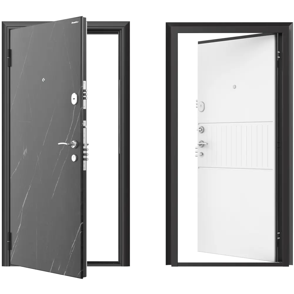 Дверь входная металлическая Премиум New 98x205 см левая силк милк 85186894 STLM-2028516 DOORHAN  - Вид №1