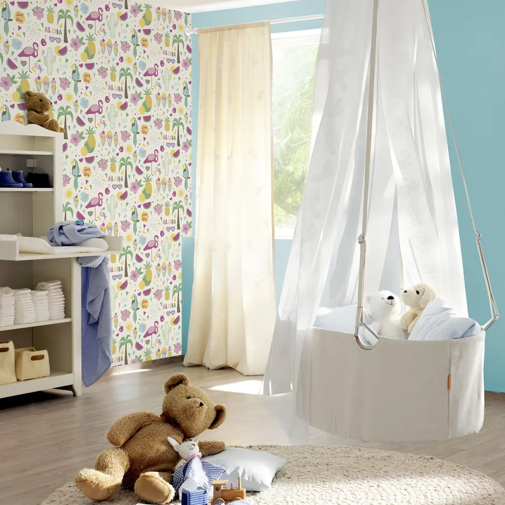 Обои флизелиновые Rasch Kids & Teens III «Aloha» 0.53 м RA 815238 STLM-2098524 - Вид №4
