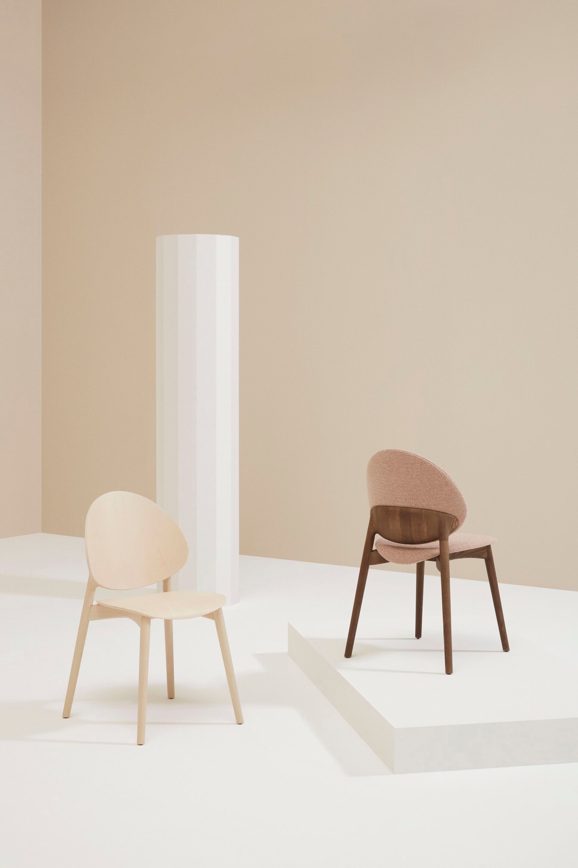 Мягкий стул из ясеня Billiani Fleuron ARCH-00105496 - Вид №6